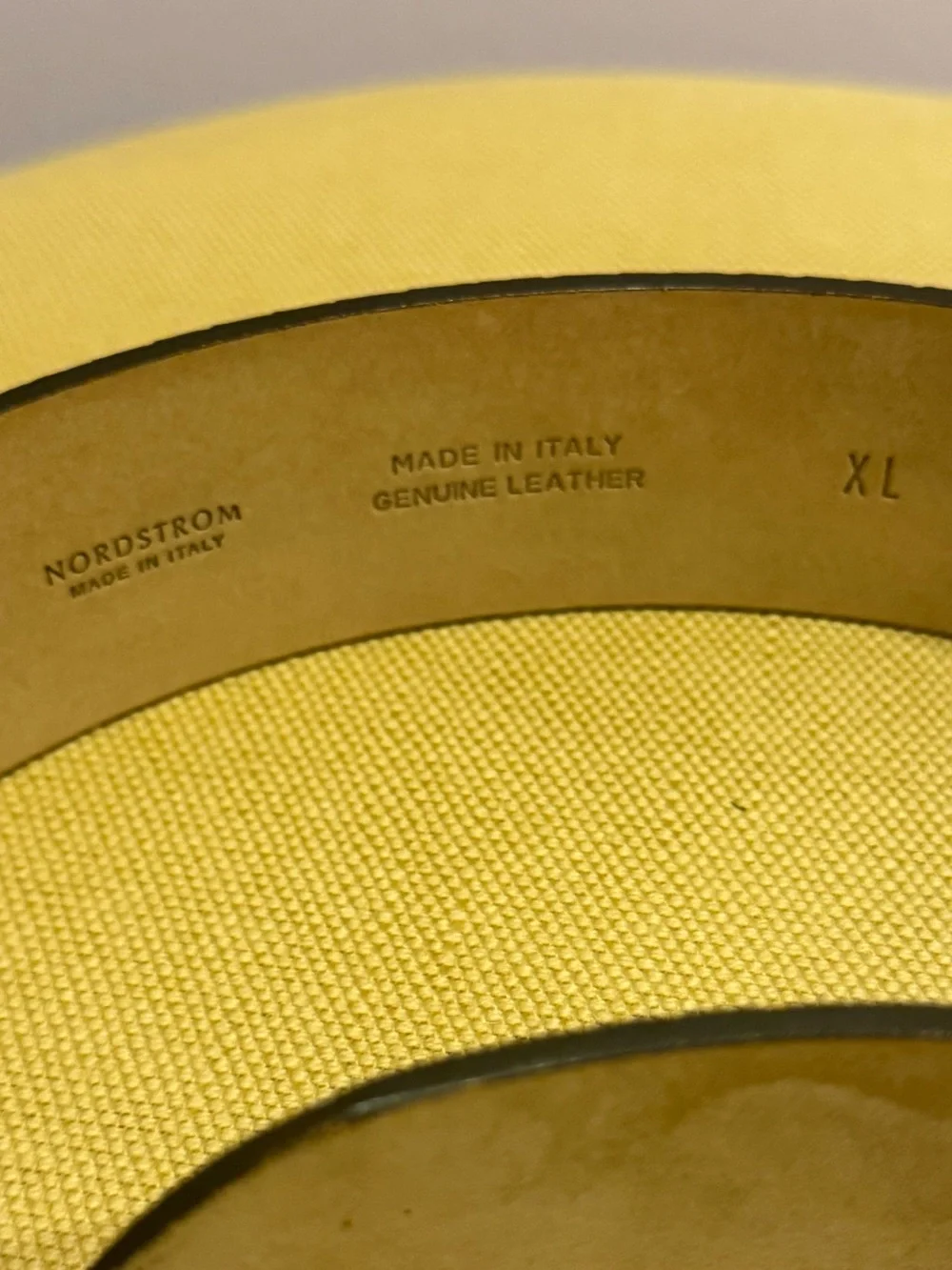 Vintage Nordstrom Leather Belt Made in Italy